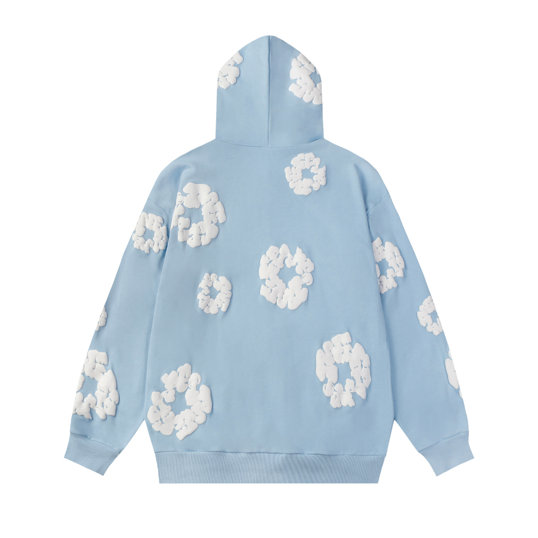 Celene - Baby Blauer Blumen Tracksuit
