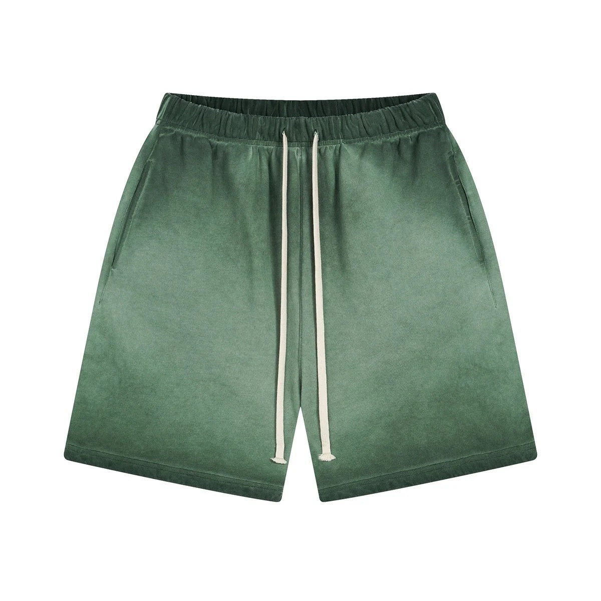 Celene Green Washed Shorts
