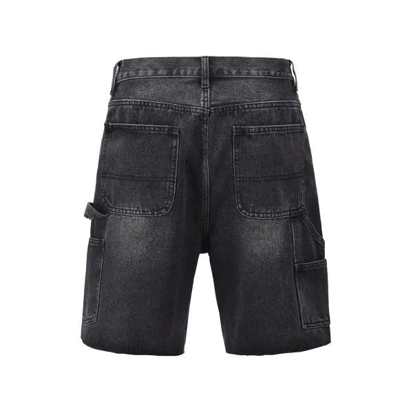 Celene Black Carpenter Shorts