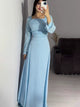 Babyblaues Sommerkleid