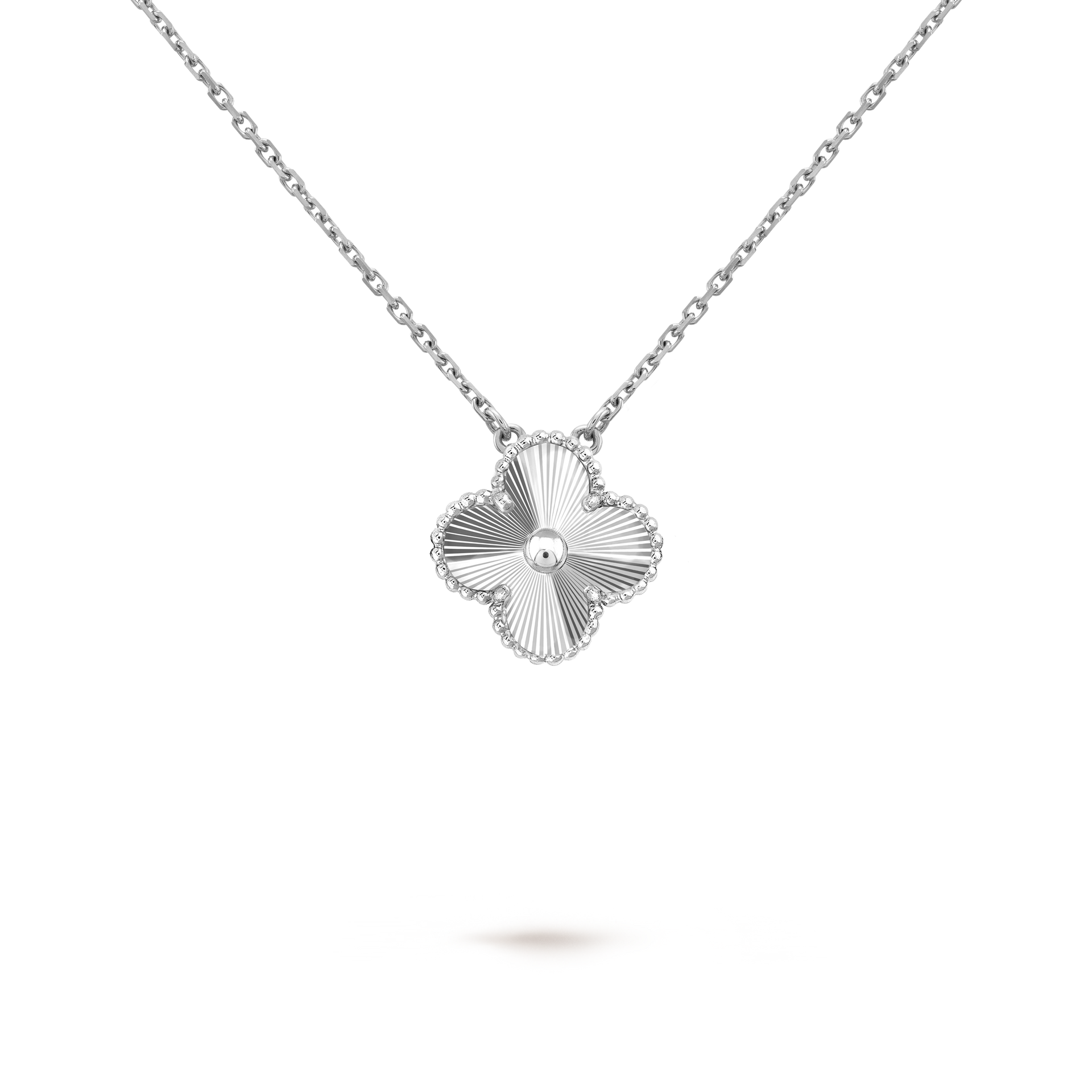 KLEEBLATT HALSKETTE | SILBER