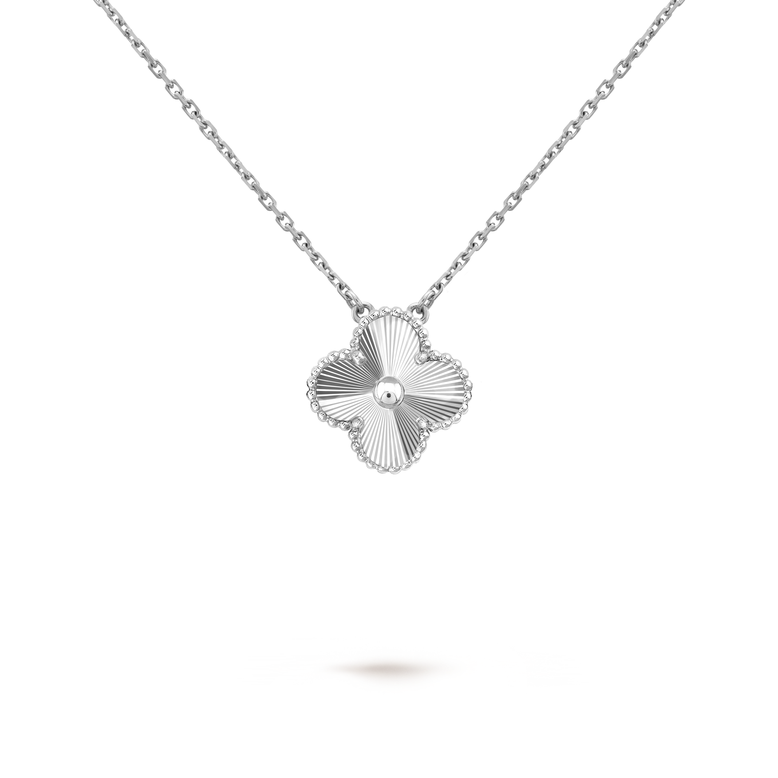 KLEEBLATT HALSKETTE | SILBER